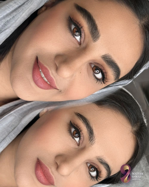 هاشور ابرو دخترانه و طبیعی